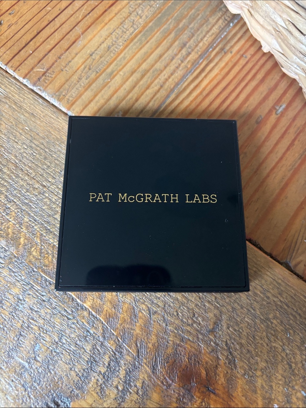 Pat McGrath Labs Black and Gold Eyeshadow Quad Case